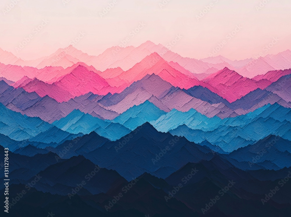 Poster gradient triangles form the basis of this abstract background, which can be utilized in a range of d