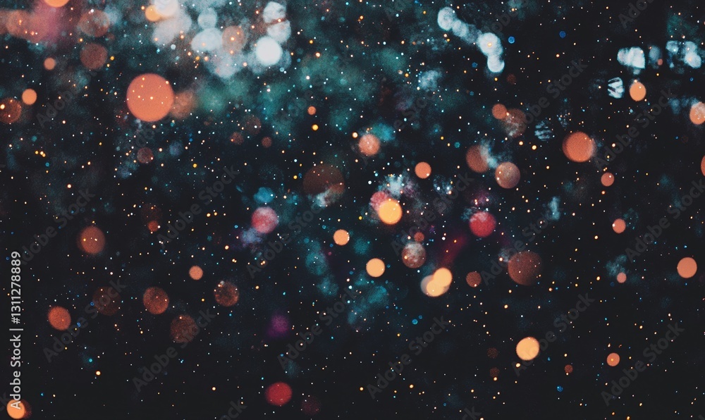Poster colored optical fibers are set against a background image to illustrate the technology concept of co
