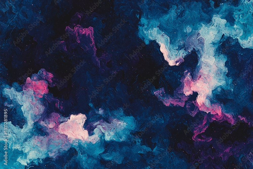 Poster a futuristic and abstract dark background serves as the setting for an empty stage, where neon lines