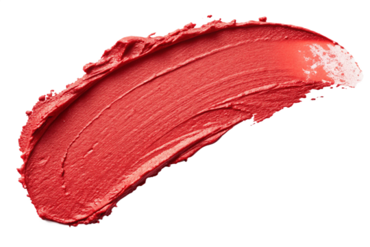 red paint brush isolated on white background png. - Powered by Adobe