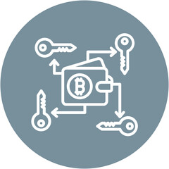 Multi signature Wallet Icon