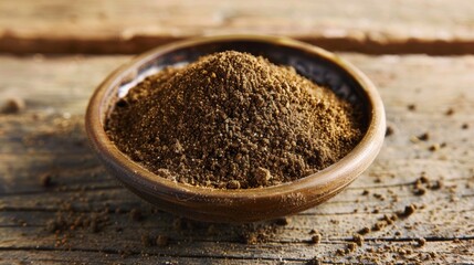 The soil viewed in close-up