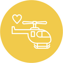 Helicopter Ride Icon
