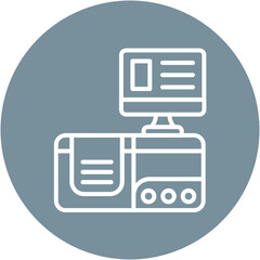 Fototapeta premium Biotechnology Equipment Icon