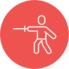 Fencing Foil Target Icon