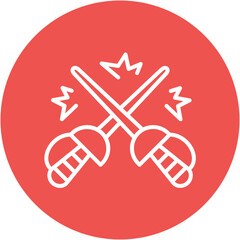 Fencing Tournament Icon