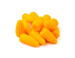 Corn ear chews, jelly milk chewable candies with corn flavor, Vietnamese chewable candies