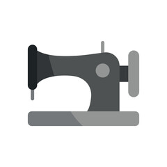 Sewing machine tailor and fashion icon represents efficiency and craftsmanship, perfect for sewing, tailoring, dressmaking, and textile design.