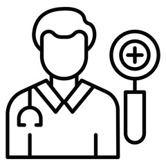 Dermatologist Male Icon