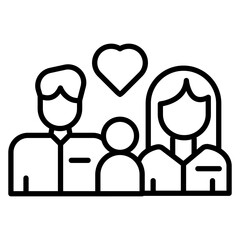Happy Family Icon