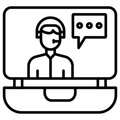 Virtual Assistant Icon