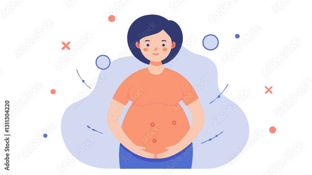 Poster these vector illustrations would effectively communicate the concept of exosome skincare targeting p