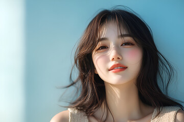 beautiful female model portrait