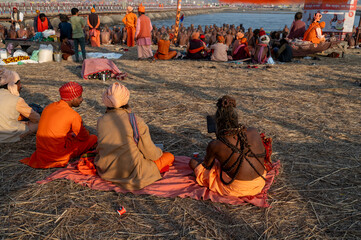 27 January 2025 Under the supervision of senior Naga Sadhu Saint the newly inducted Naga Sadhus...