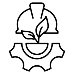 Environmental Outline Icon