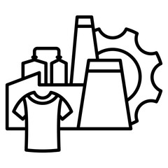 Textile Outline Icon
