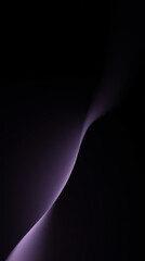 Abstract purple light wave against dark background
