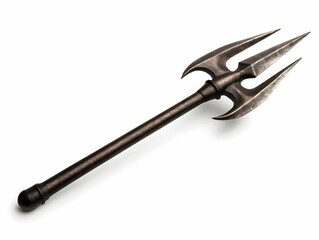 A beautifully crafted bronze trident, showcasing intricate details and an artistic design. Ideal for thematic decorations or historical displays.