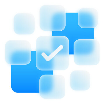 Chart Diagram Graphic Modern Glassmorphism UI Icon Sign and Symbol Design Illustrator