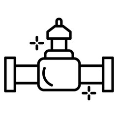Saddle Valve Icon