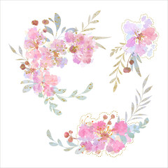 floral background with flowers