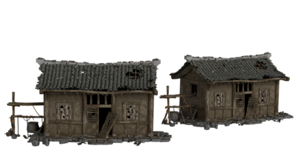 Chinese abandoned house 