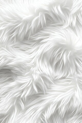 Obraz premium White fluffy texture, soft, close-up view