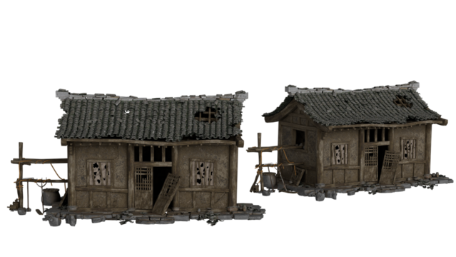 Chinese abandoned house 