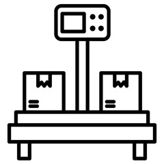 Delivery Weighing Icon