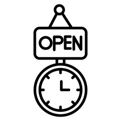 Opening Hours Icon