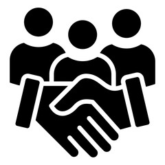 Customer Relationship glyph icon