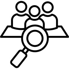Human Resource line icon
