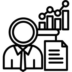 Transparency line icon