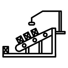 Conveyor Robot Icon