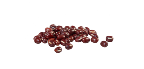 red azuki beans isolated on white or transparent png