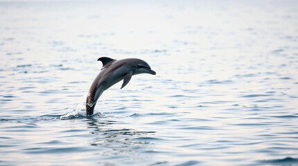 Fototapeta premium dolphins jumping out of the water
