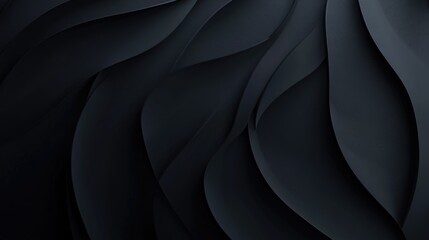 Obraz premium Abstract dark flowing waves forming dynamic and textured patterns