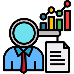 Transparency lineal color icon