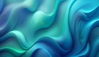 Obraz premium Sapphire Mint Gradient. Multicolor blend: rich sapphire blue to mint green. Soft, smooth texture. Modern & calming background