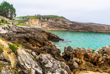 Obraz premium The wonderful town of Llanes, Asturias Tourism