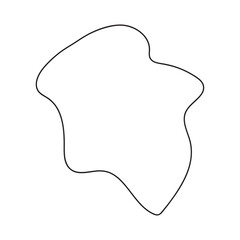 abstract blobs outline for background