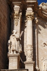 Close up of Valencia Cathedral