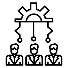 Resource Allocation Icon