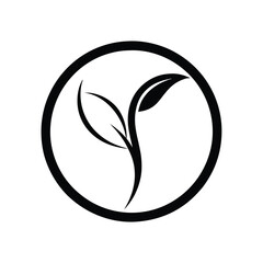 vector illustration of a leaf