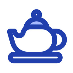 tea pot blue style