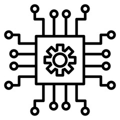 Obraz premium Digital Transformation Icon