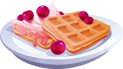 Belgian Waffles Clipart