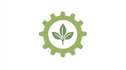 Eco-Friendly Gears, Sustainable Manufacturing Process, for Business Background, Graphic