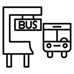 Bus Stop Icon