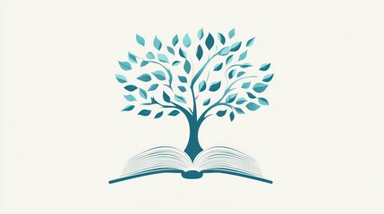 Education Growing Knowledge, Open Book, Tree of Learning
